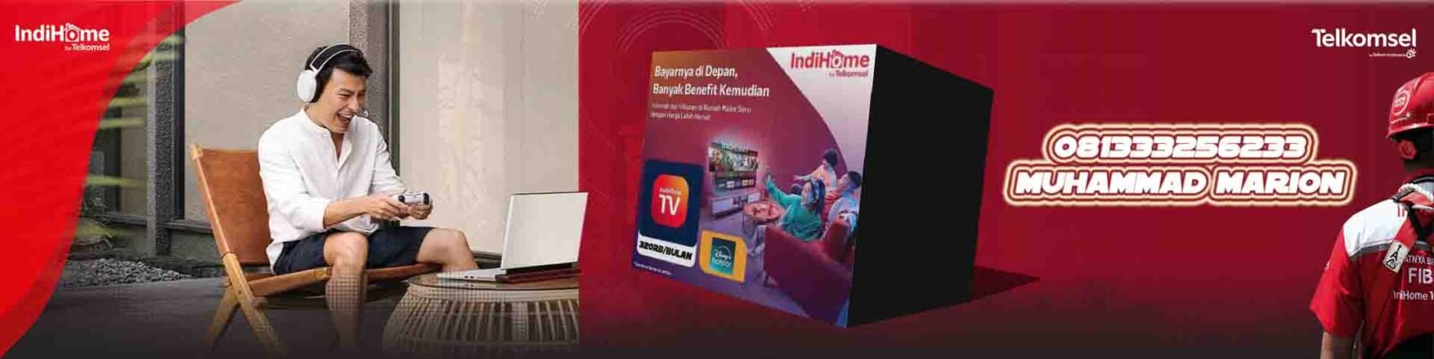 Sales IndiHome By Telkomsel: 081333256233
